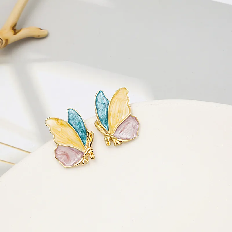 Whimsical Butterfly Stud Earrings