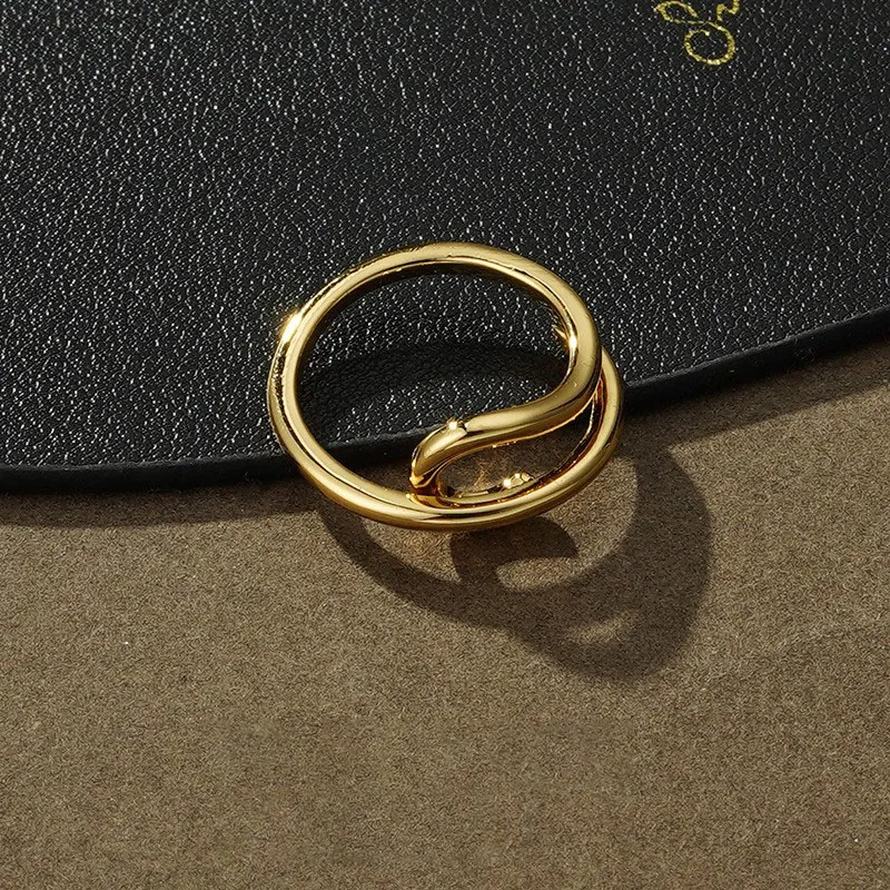 Cool Semi-circle Round Square Open Rings