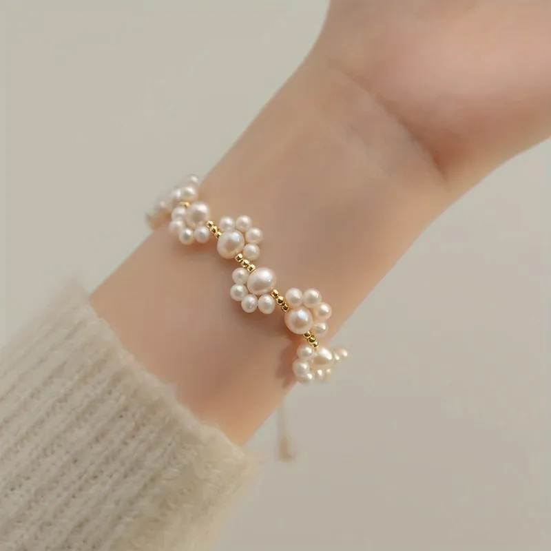 Delicate Faux Pearl Bracelet
