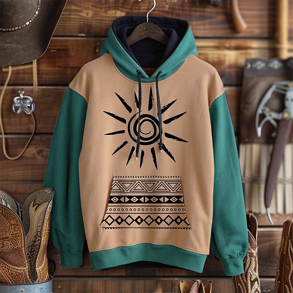 Bandana Print 3D Hoodie