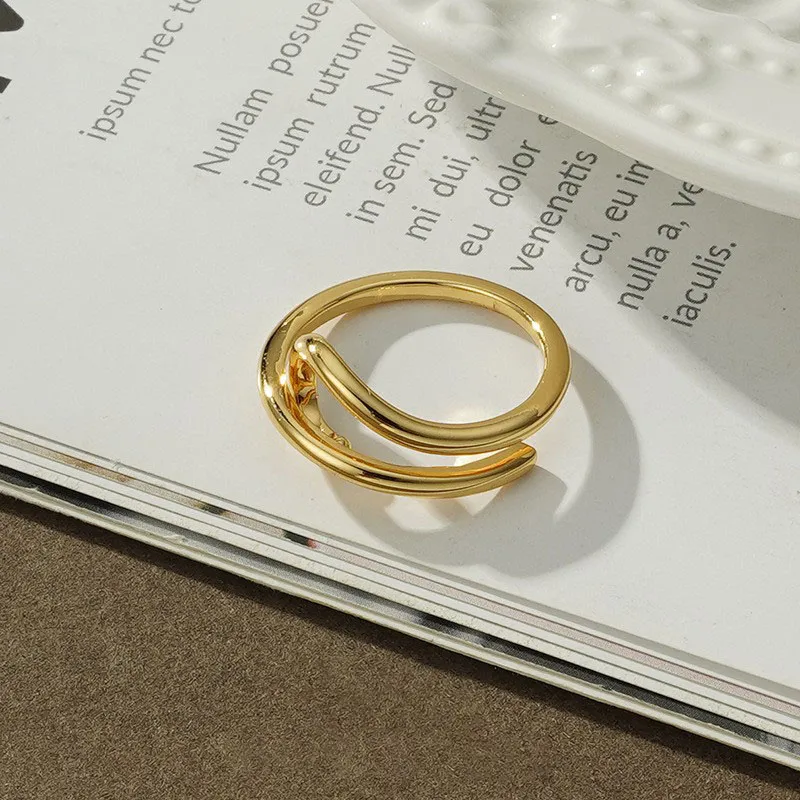 Cool Semi-circle Round Square Open Rings