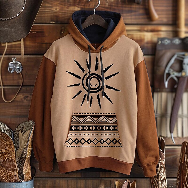 Bandana Print 3D Hoodie