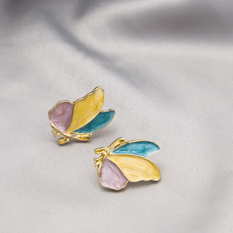 Whimsical Butterfly Stud Earrings
